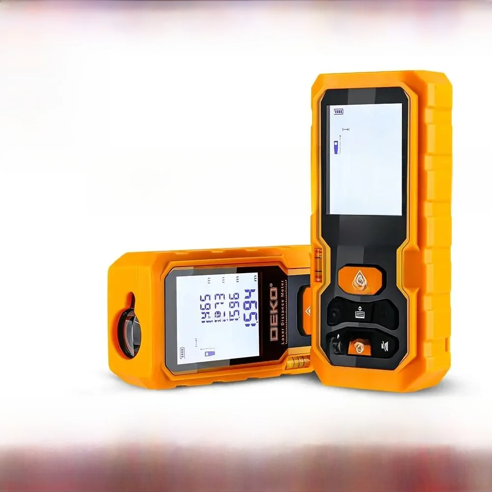 DEKO DKLD05 ręczny dalmierz laserowy 40M 60M 80M 100M Mini dalmierz laserowy taśma laserowa dalmierz Diastimeter Measure — 2