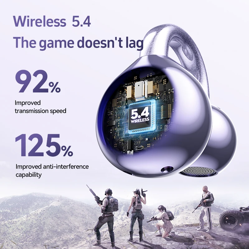 سماعات أذن جديدة لعام 2026 للترجمة بالذكاء الاصطناعي: صوت عالي الوضوح، أدوات تحكم باللمس، مؤشر بطارية LED، مناسبة للرياضة #4