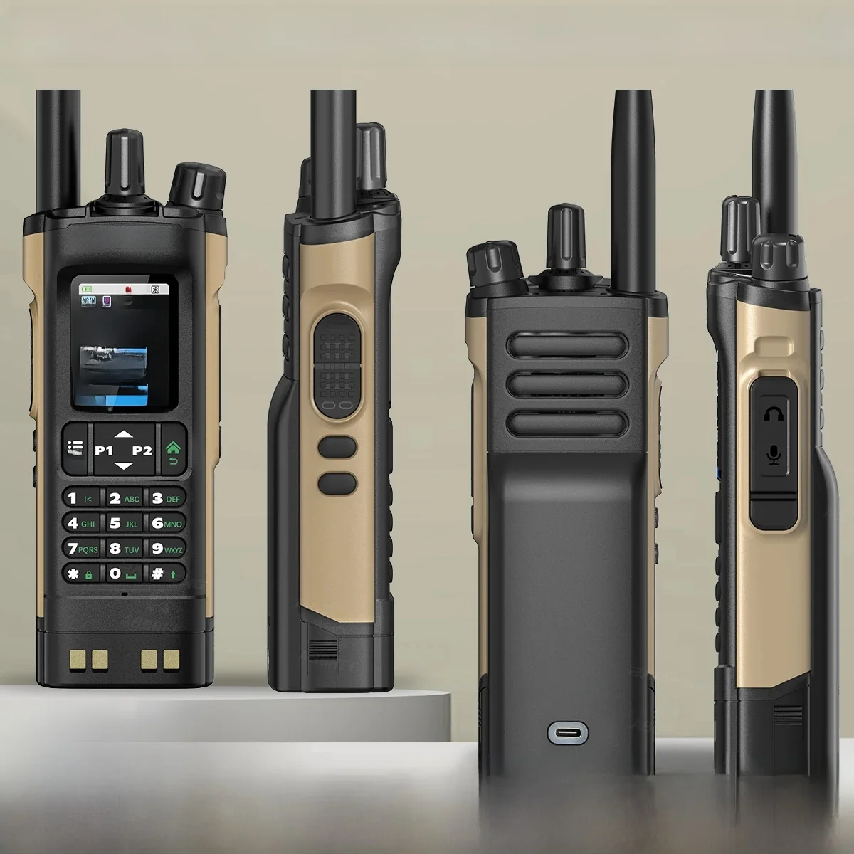 BAOFENG UV-32 Walkie Talkie GPS Multi Band 10W Bluetooth Draadloze Programmering Kopieerfrequentie 1000CH Lange afstand Ham Tweerichtingsradio - afbeelding 2