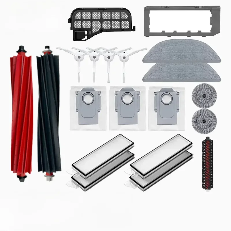 Roborock S8 MaxV Ultra Robot Vacuum Spare Parts Main Side Brushes Mop Cloths HEPA Filters Dust Bags Accessories