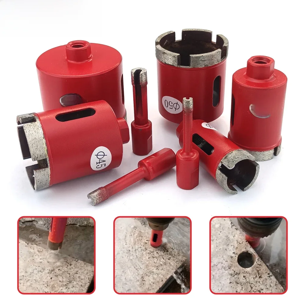 1PC 6-100mm M10 diamant tasse scie frittage noyau peu trou scie forets pour marbre granit brique carrelage céramique béton outils