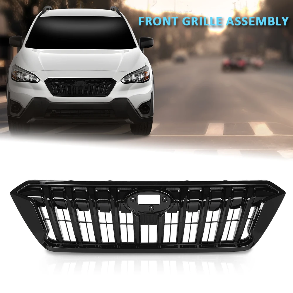 

Передняя верхняя решетка, сетчатая решетка, подходит для Subaru Crosstrek Sport J1010Fl320 2021-23, черная, прочная, водонепроницаемая, снегозащитная, пылезащитная, для автомобиля