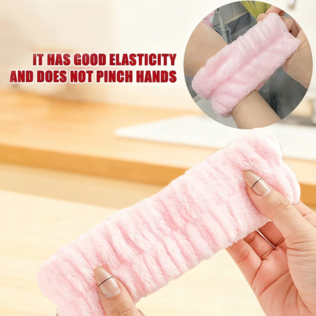 7-piece facial massage tool set, includes ice tray, gua sha board and roller set, headband, wrist strap, and makeup bag