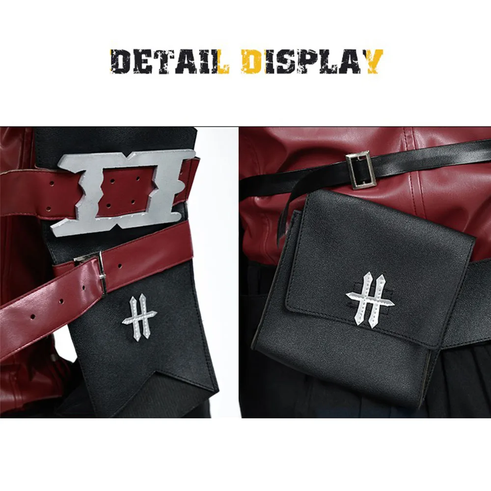 Game Final Fontasy XVI Clive Rosfield Cosplay Costume FF16 Clive Cos Battle Suit Men Halloween