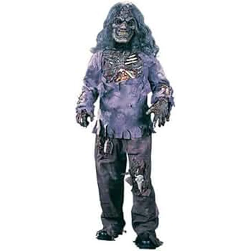 

Horror Adult Men Dawn Of The Living Dead Monster Halloween Fancy Dress Up Kids Boys Complete Zombie Costume