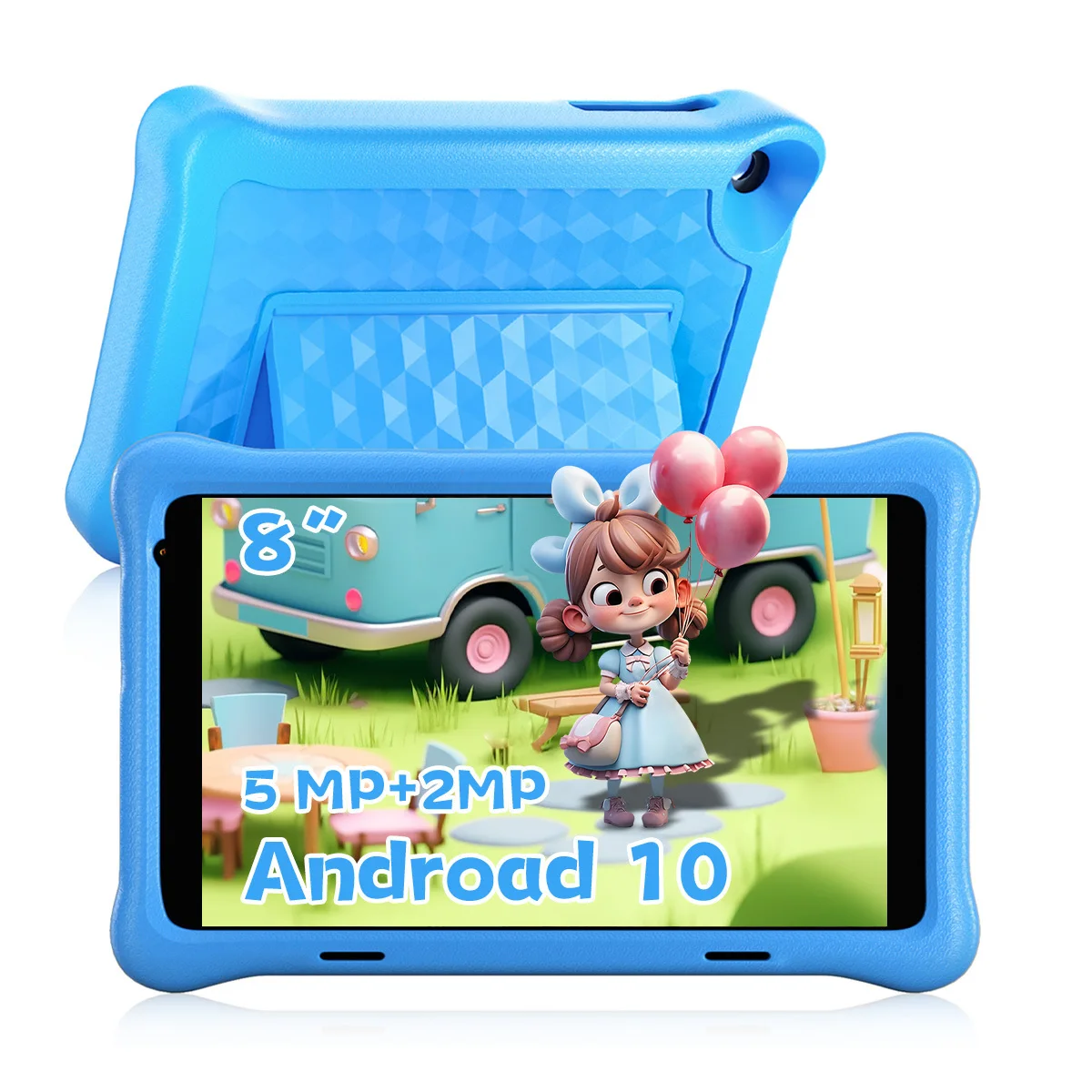 TK801 Tablet Protezione per gli occhi quad-core da 8 pollici per bambini 2 GB RAM 32 GB 1 TB Espandibile WiFi Bluetooth