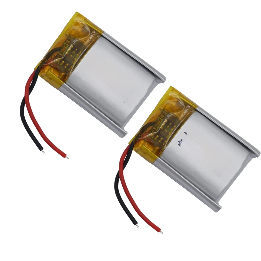 2pcs 3.7V 250 mAh Rechargeable Polymer Li Battery 701522 Lipo For Headphones GPS Sat Nav Driving Recorder Bluetooth Speaker Mp3