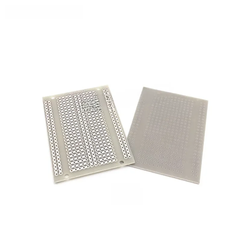 2 sztuk/partia DIY prototyp papierowy PCB uniwersalny eksperyment matryca płytka drukowana pojedynczy podłączony otwór pięć podłączonych otworów 5x7CM — zdjęcie 2