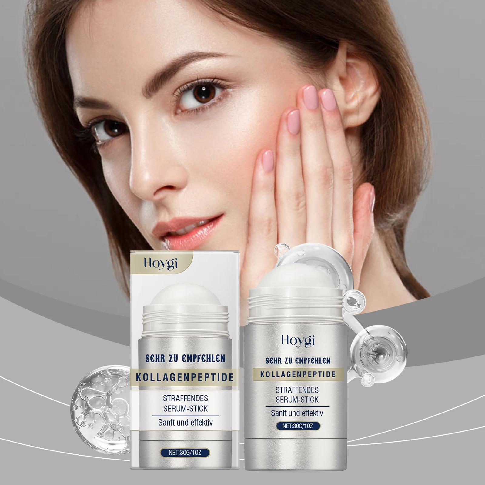 

30g Hoygi Collagen Tightening Essence Stick Hydration Moisture Lifting Firming Fine Lines Reduction Smooth Skin Elasticity