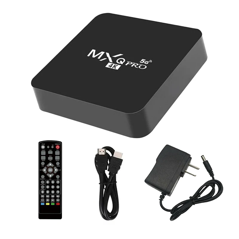 Android smart tv box MX&PRO 4K&5G reproductor de vídeo para el hogar, tv media player para uso doméstico