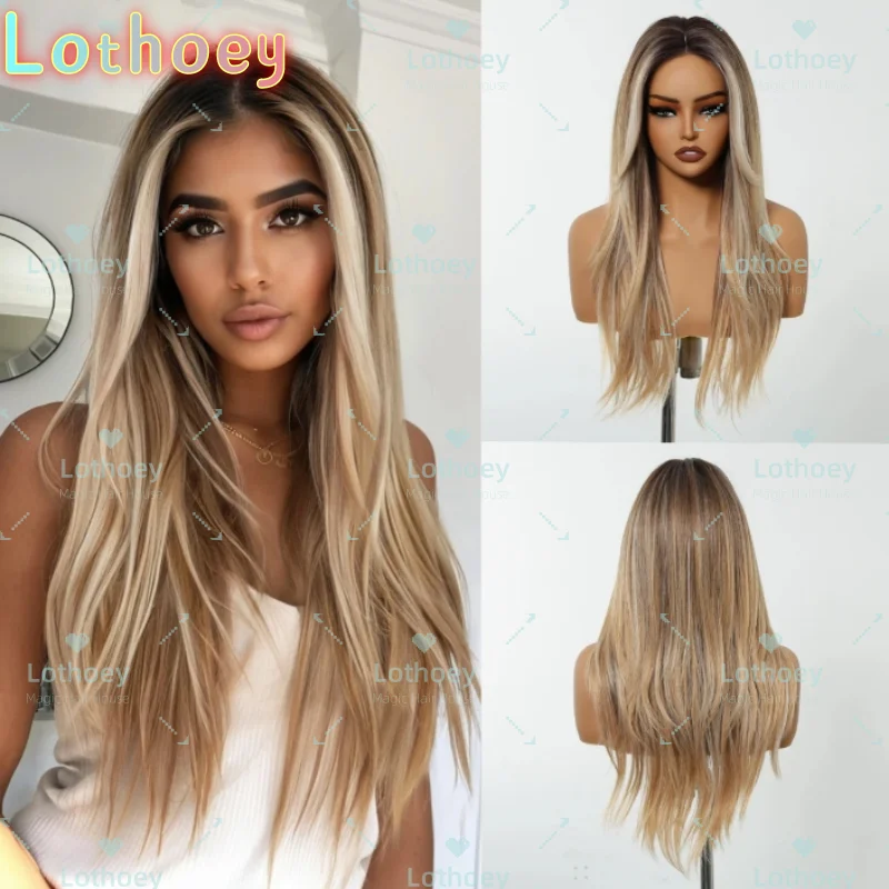 Парик из натуральных волос, окрашенный в белый и золоте, натуральный блеск, вечерние, популярный цвет для чернокожих женщин, косплей, подсветка, лоothoey