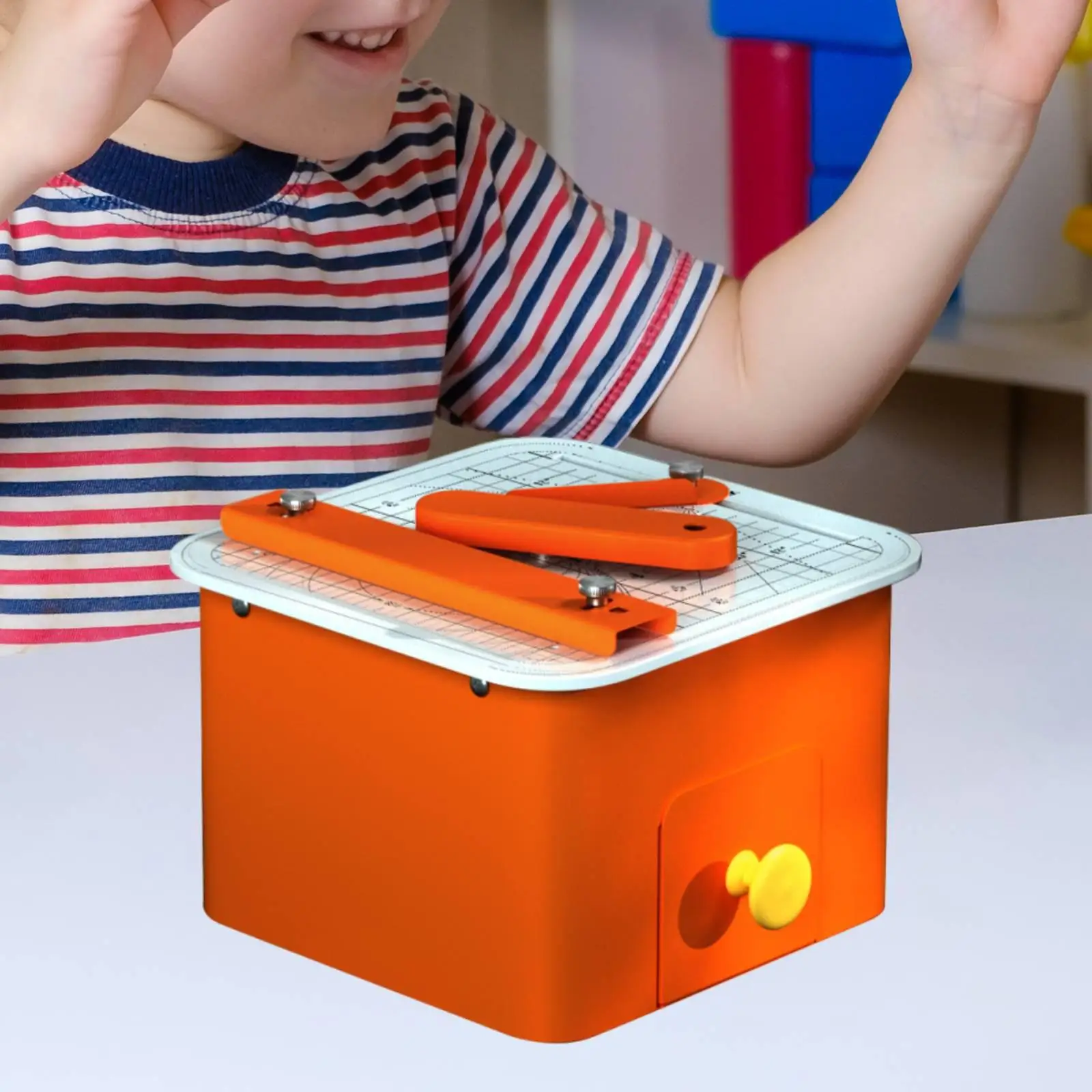 Kids Safe Electric Cardboard Cutter DIY Tool Paper Trimmer with Hidden Slicer for 0-4mm Thickness Cutting