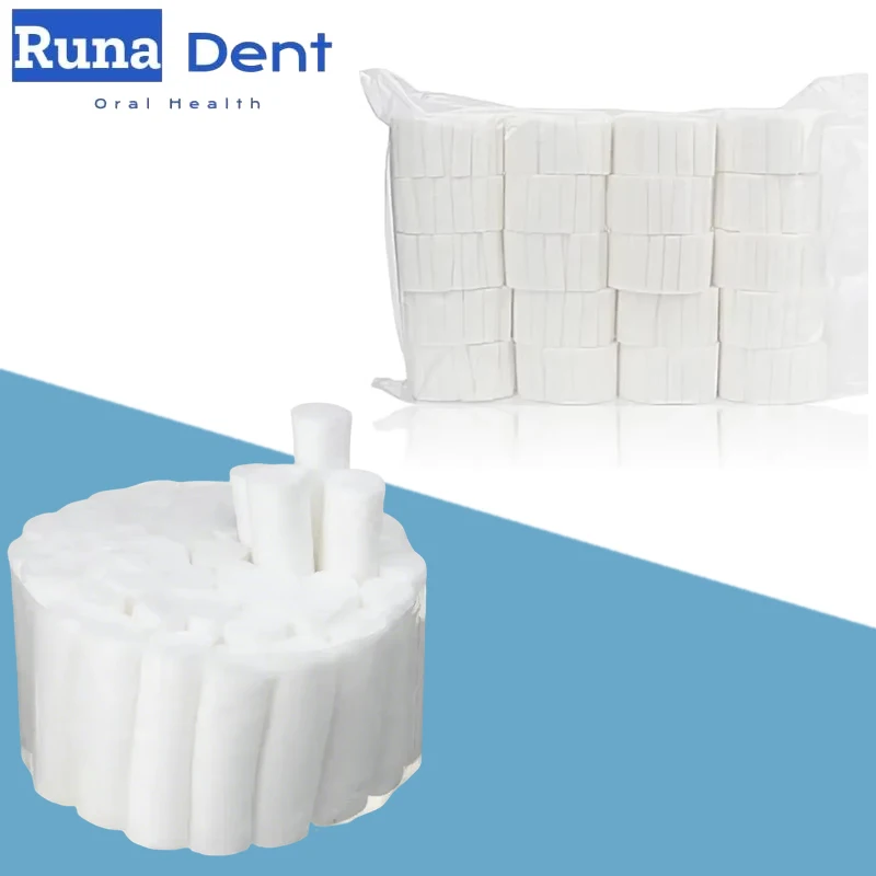 

Disposable Dental Cotton Rolls for Teeth Whitening Oral Surgical Rolls Super Absorbent Saliva Absorbing Dentist Consumables