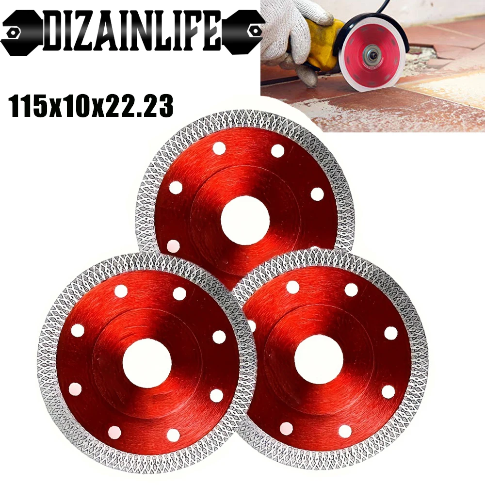 115MM Turbo Diamond Saw Blade Granite Marble Cutting Disc Porcelain Tile Ceramic Cutting Plate For Electric Angle Grinder