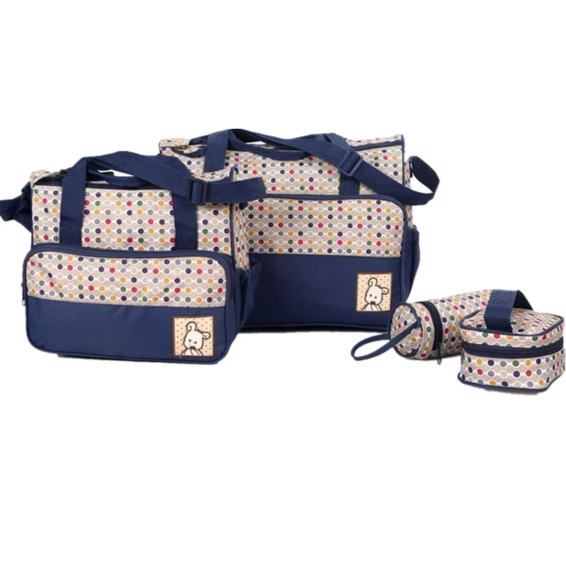 Bolsa de pañales para mamá, organizador de almacenamiento de pañales de gran capacidad, bolso de viaje de maternidad, bolso de hombro, bolsa de