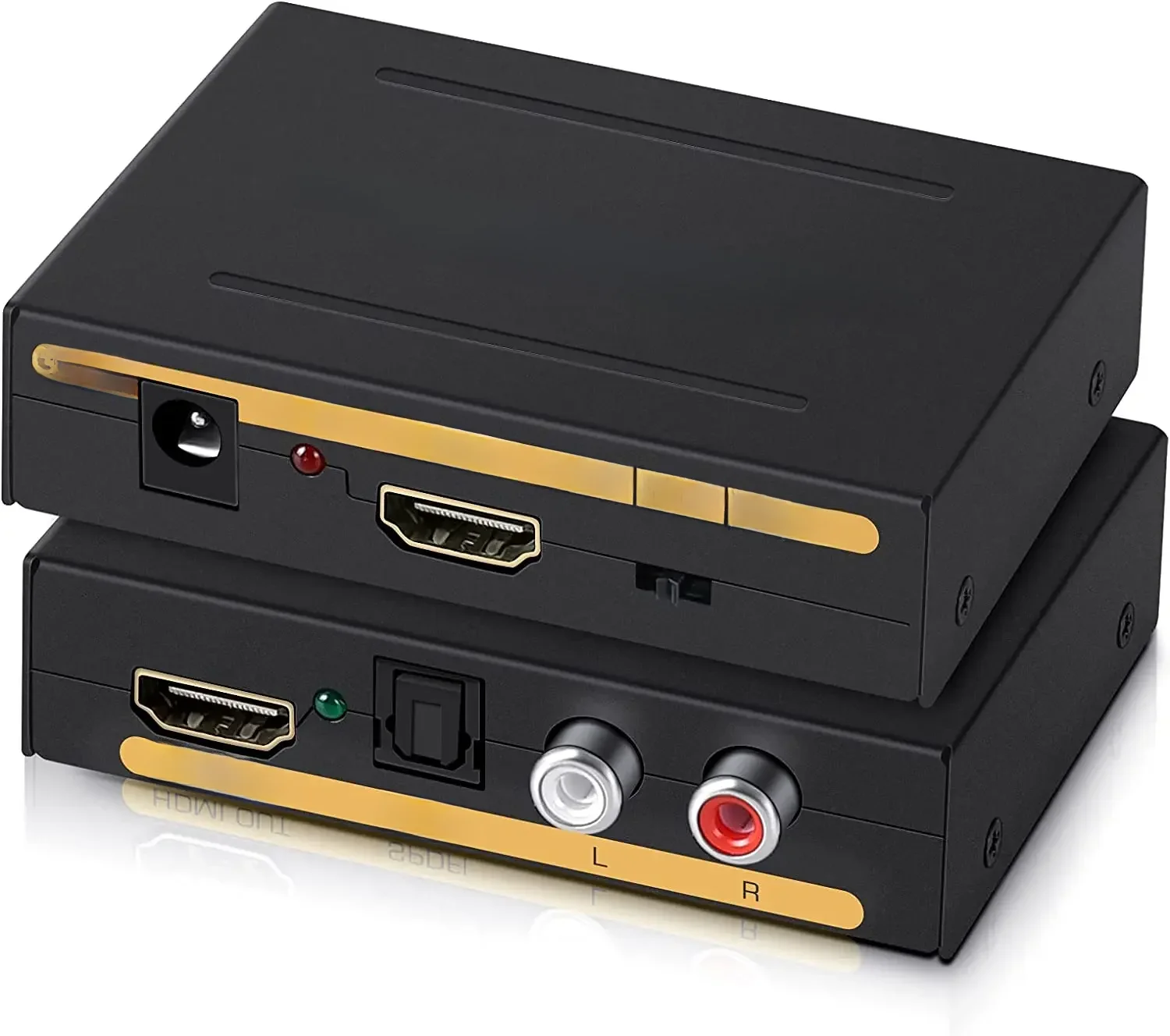 Hdmi-kompatibler audio extraktor konverter hd audio (spdif rca l/r stereo) für fire stick xbox ps5