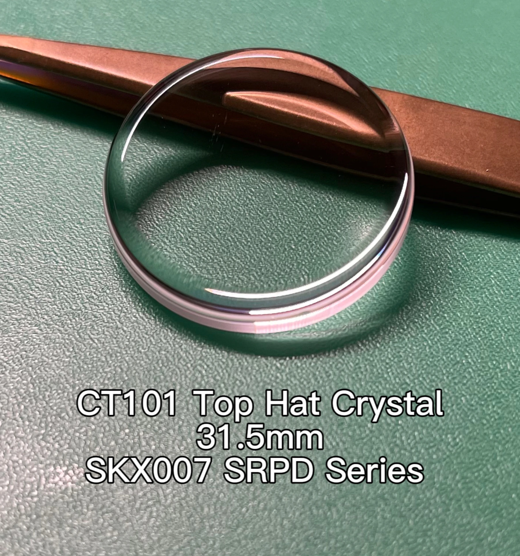 CT101 - Replacement Top Hat Sapphire Watch Glass for SKX007 SRPD