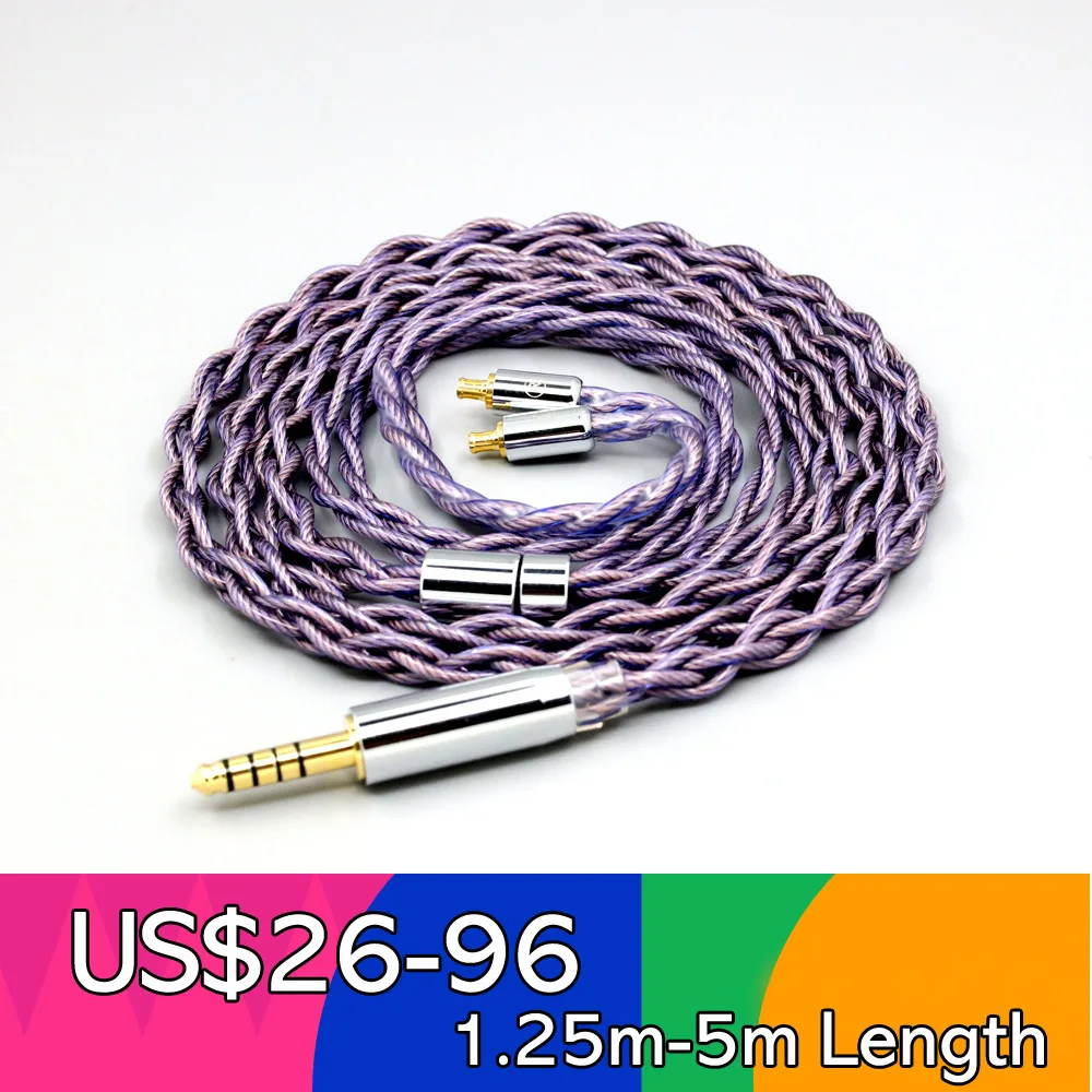 Type2 1.8mm 140 cores litz 7N OCC Earphone Cable For Audio Technica ATH-CKR100 CKR90 CKS1100 CKR100IS CKS1100IS LN007888