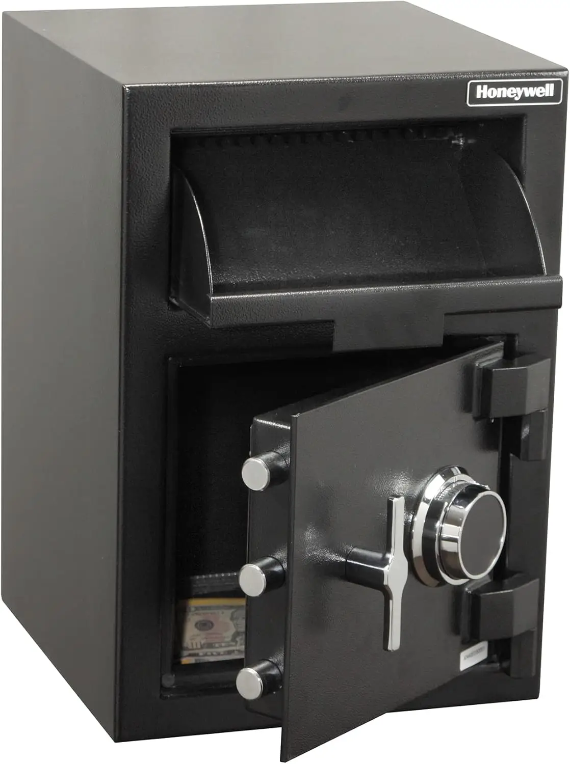 Safes & Door Locks - 5911 Steel Depository Security Safe with Spy-Proof 4 Digit Combination Lock, 1.06 Cubic Feet, Black