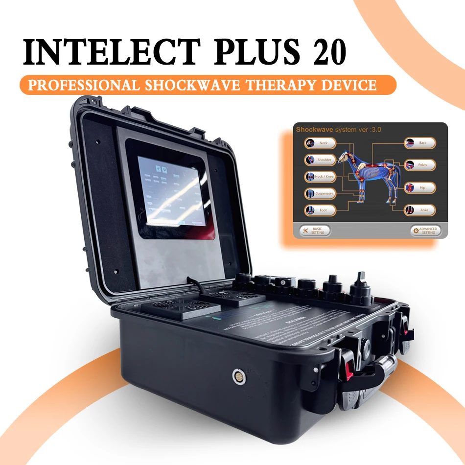 Horse Shockwave therapy Device Suitcase Radial Shock Wave Device for Horse Treatment