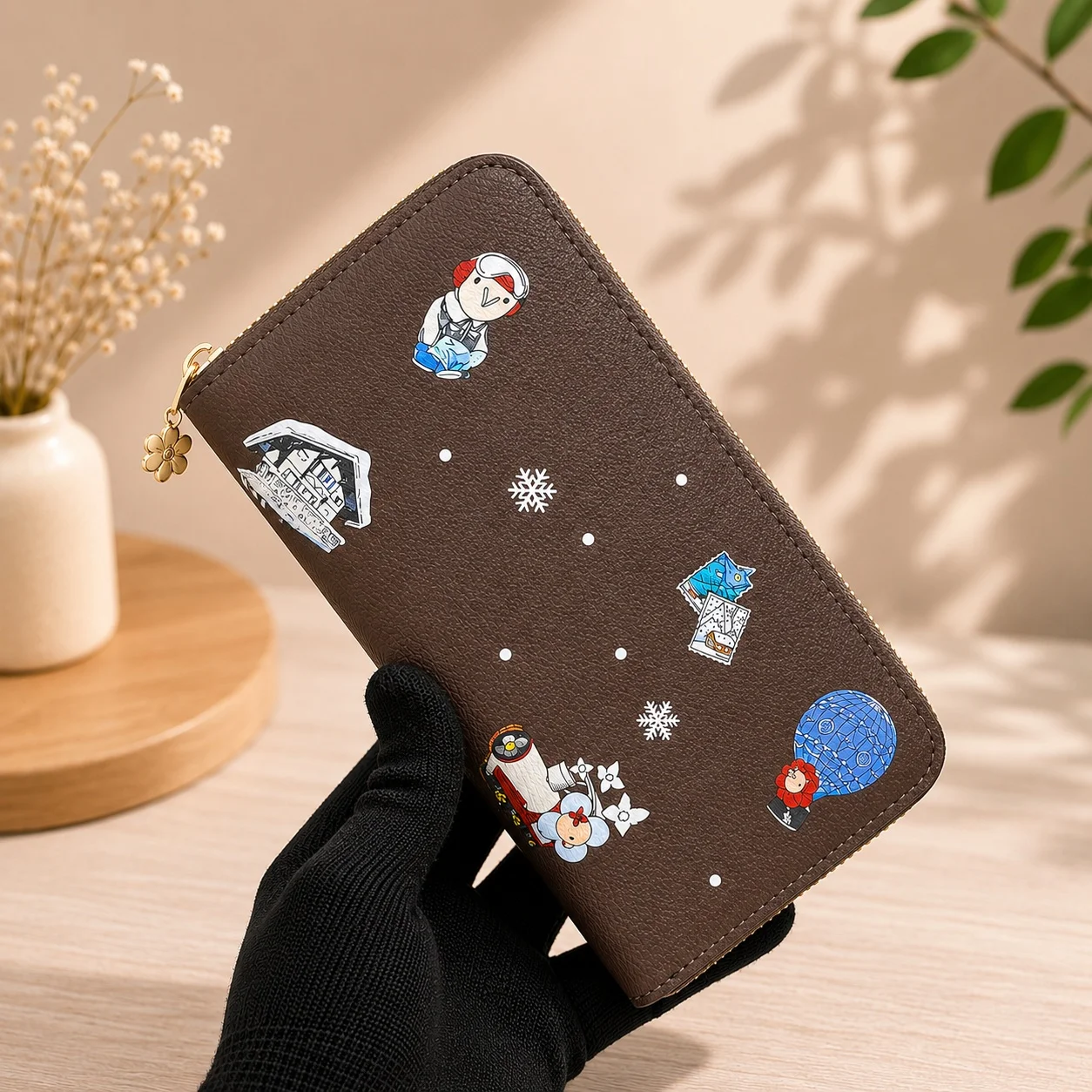 2026 New Classic Graffiti Pattern Wallet/Coin Clip 19*10 cm