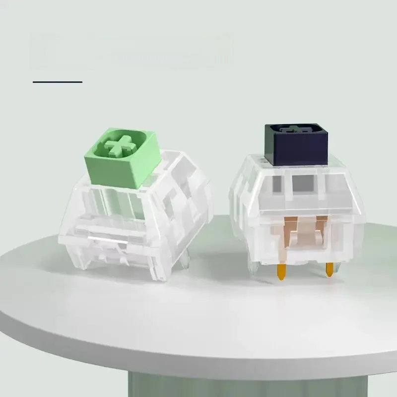 Kailh Box Jade Navy przełącznik klawiatury Clicky mechaniczne przełączniki klawiatury wodoodporne pyłoszczelne przełączniki 3Pin dostosuj komputer dla graczy — zdjęcie produktu 7