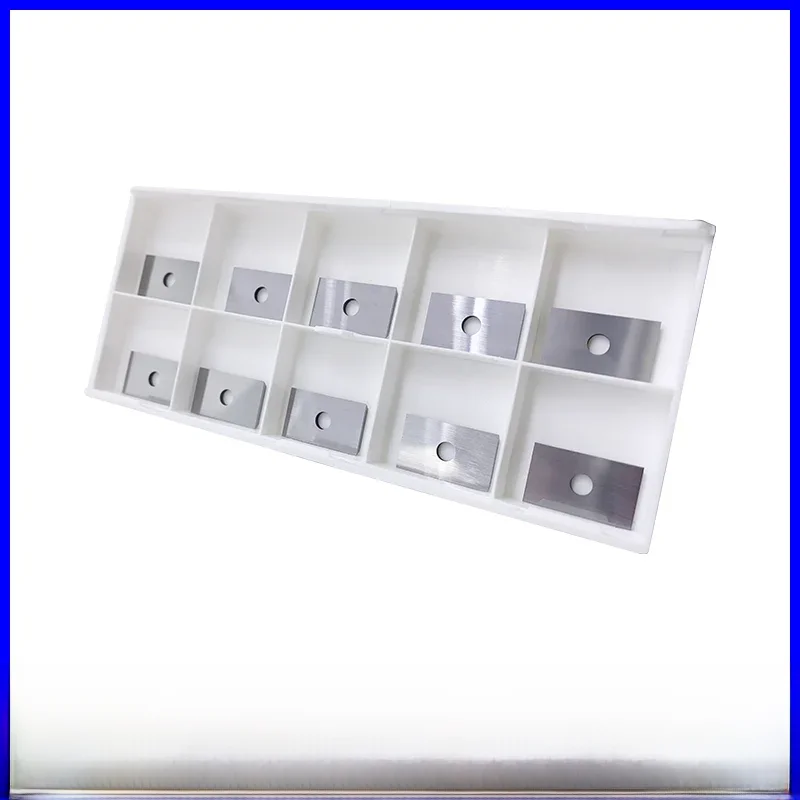 Bailey 10 peças 20x12x1.5mm quadrado 20mm inserções de carboneto lâminas de corte 2 bordas para