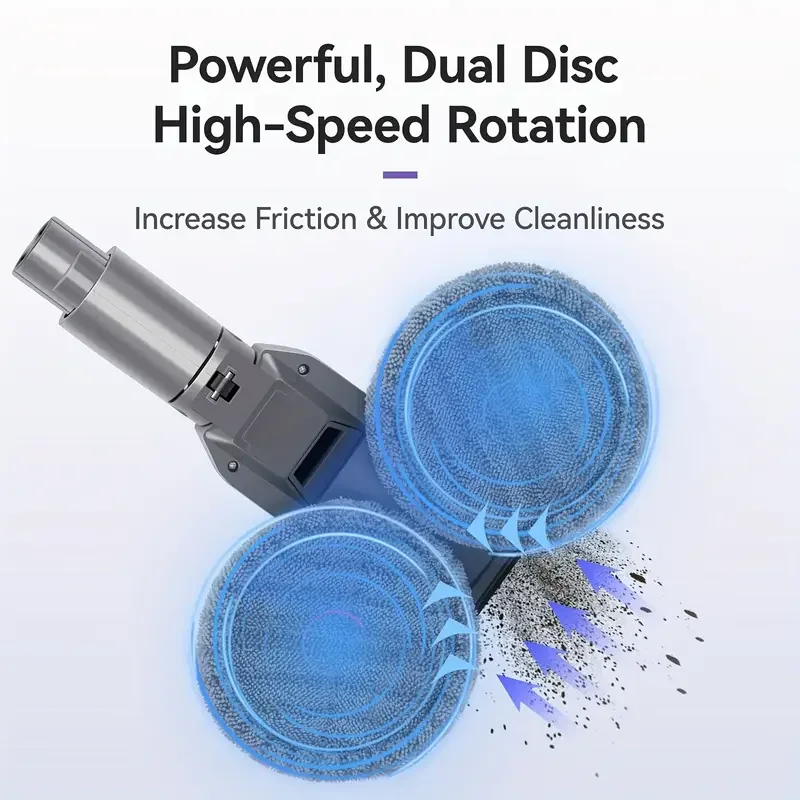 Electric Mop Head For Dyson V7 V8 V11 V10 V15 Vacuum Cleaner Accessories Attachment With Water Trank with Red Trigger image 3
