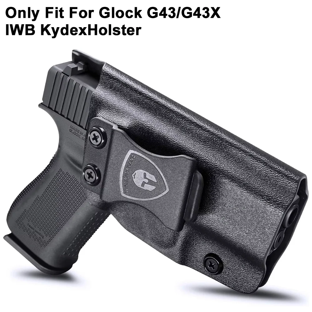 

Only Fit For Glock G43/G43X Holster,Not Fit G43X MOS,IWB Kydex,Locking Sound,Belt,Men's Outdoor Pistol Bags,Left/Right Hand