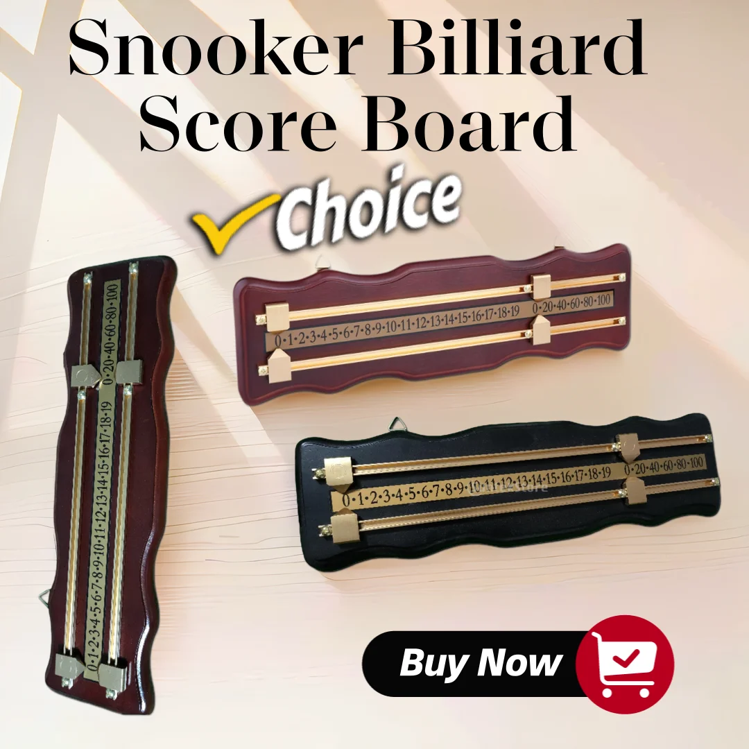 

Shuffleboard Scoreboard Referee Gear Billiard Score Board ,Wooden Snooker Score Keeper Snooker Scoreboard for 2 Player Games