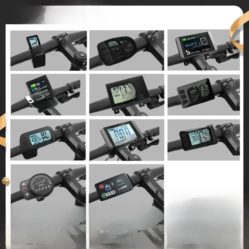 AliExpress RICETOO KT Electric Bike Display LCD3 LCD4 LCD5 LCD7 LCD8H LCD10H LCD11 LED880 24V36V48V 72V Bicycle Accessories For Electric Bike Kit