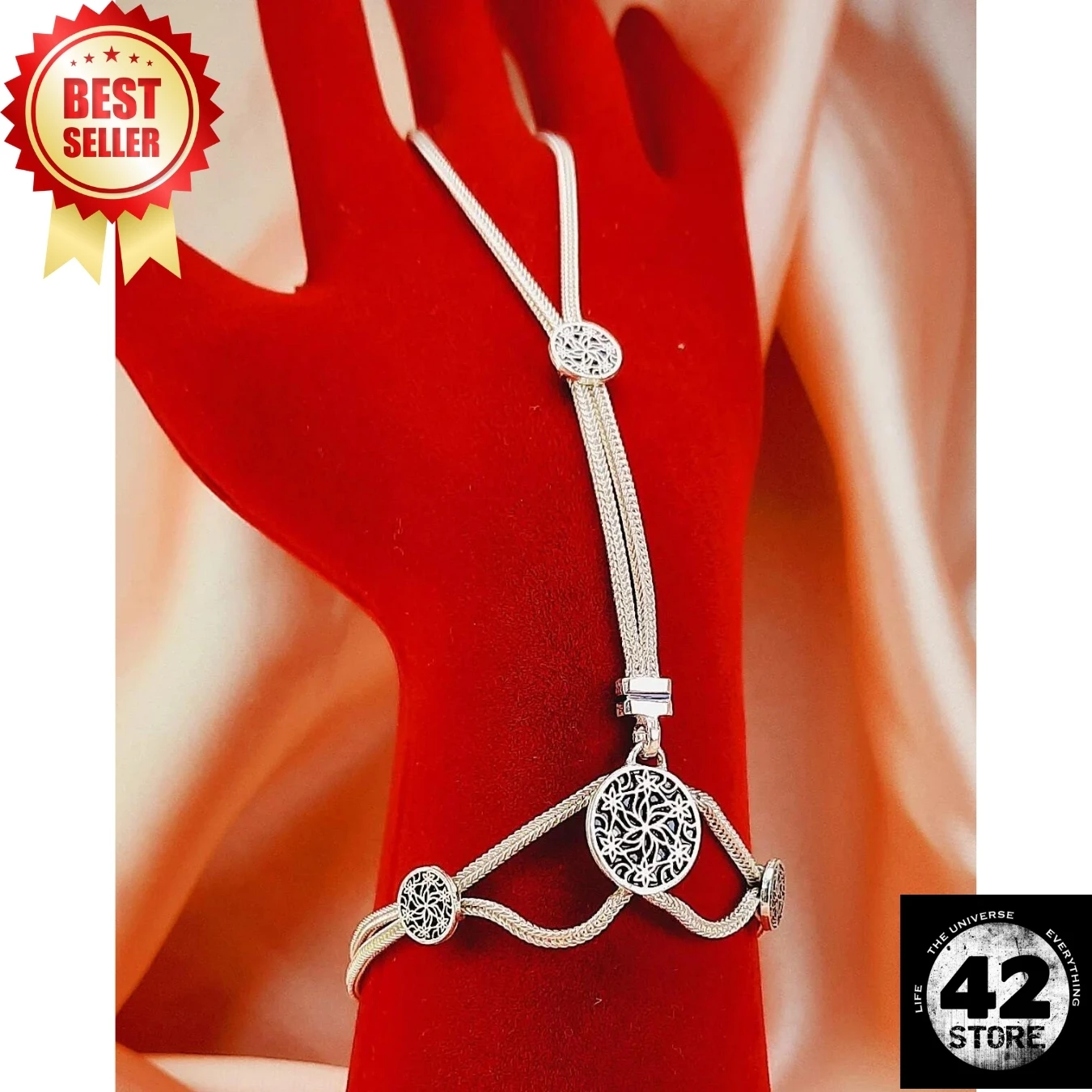 925 Sterling Silver Turkey Mardin Midyat Wicker Handcrafted Assyrian Model Female Shahmaran