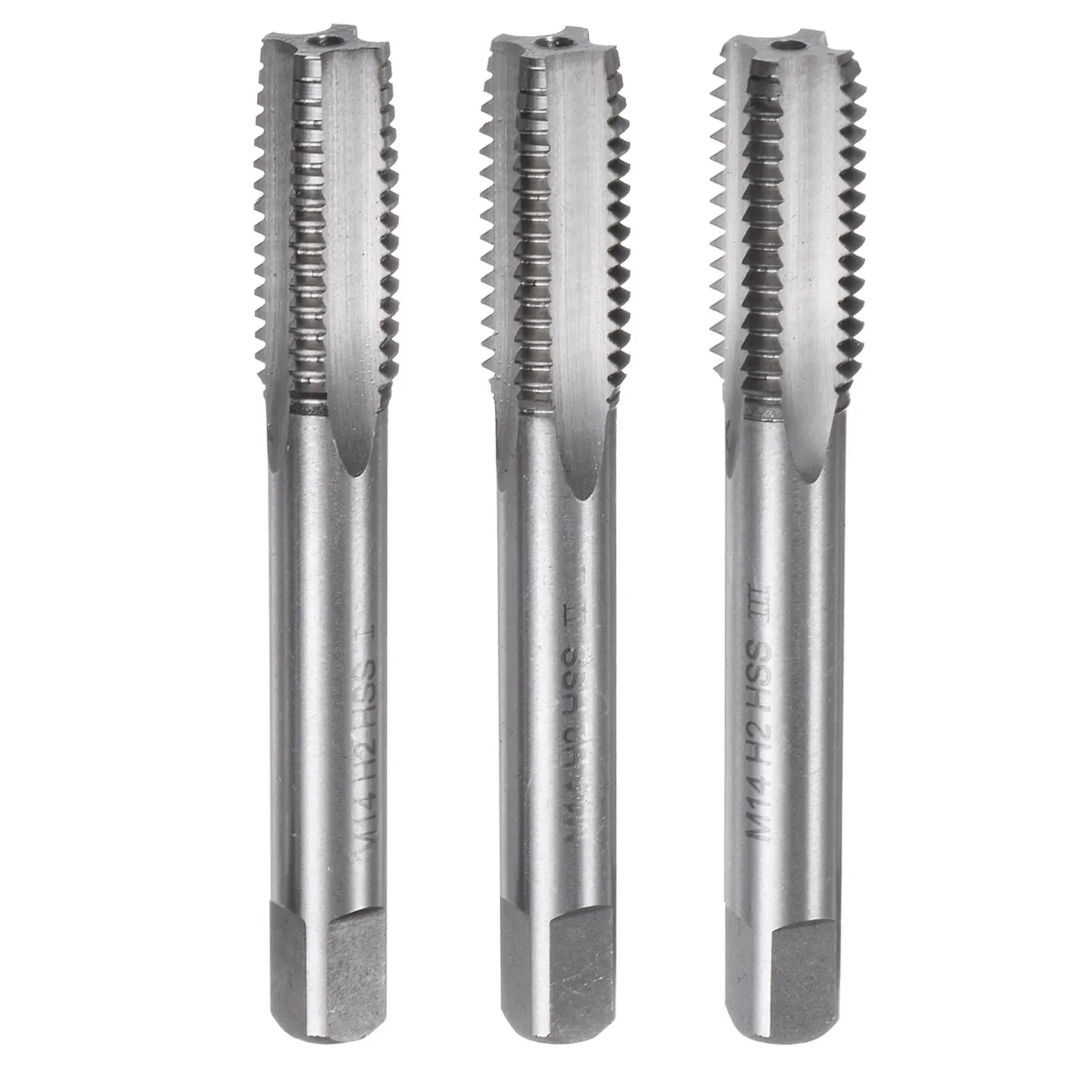 Jeu de tarauds à filetage HSS 6542, 3 pièces, tarauds à vis coniques/prise/bas, outils de taraudage 1/4-20 1/2-13 UNC M3 M4 M5 M6 M8 M10 M12
