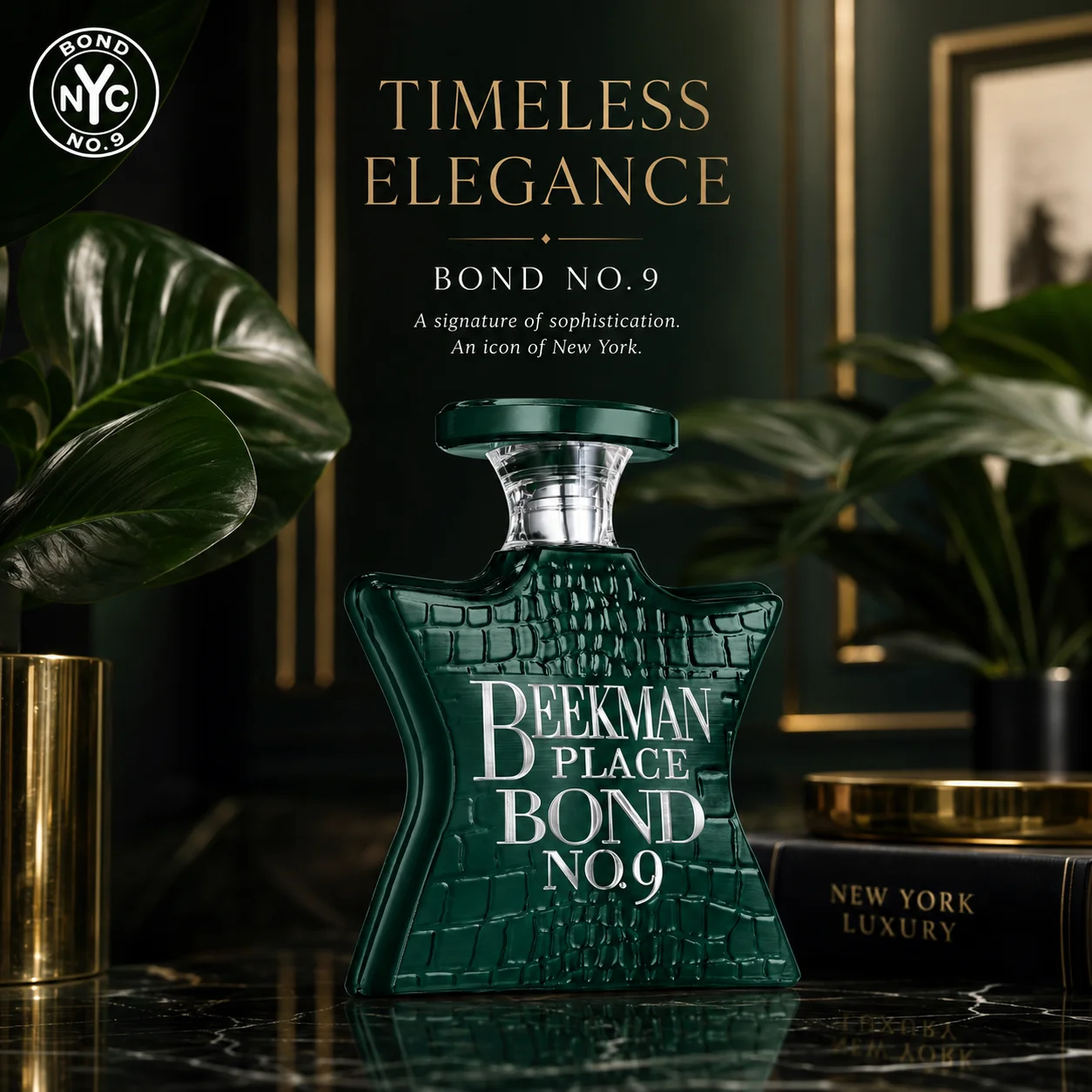 Bond No.9 Beekman Place Eau De Parfum 100ml for Men Long Lasting Luxury Niche Perfume Spray Fresh Citrus Lavender Blackcurrant Jasmine Woody Amber Musk Daily Wear Travel Gift view 8