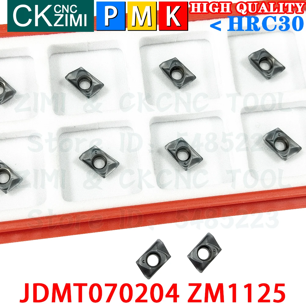 JDMT070204 ZM1125 JDMT 070204 ZM1125 Inserti in carburo Inserti per fresatura ad avanzamento rapido Utensili CNC tornio meccanico per metalli Utensili di fresatura indicizzabili ESE ASM07 portautensili di fresatura