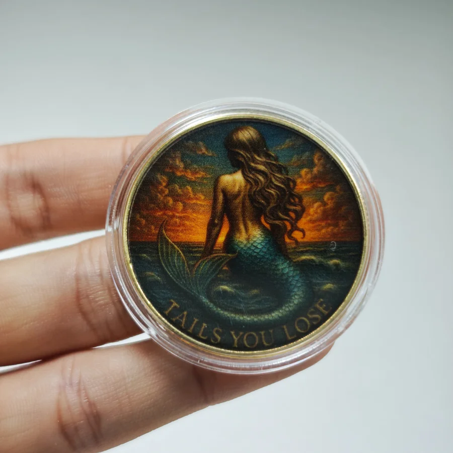 عملة تذكارية معدنية لعام 2025 - هدية حرفية أنيقة لديكور المنزل وزخرفة سطح المكتب وهدايا العطلات #5