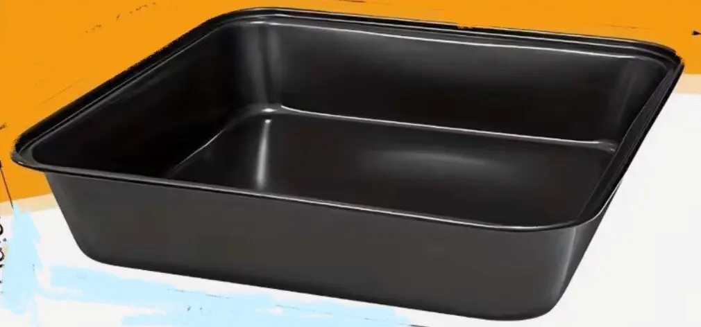 Nonstick Rectangular Carbon Steel Roasting Pan | Rustproof Baking Tray for Bread Cake Professional Kitchen Utensils Carbon Steel photo review