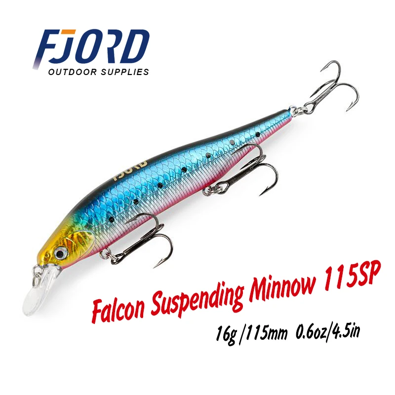 FJORD 115mm 16g Suspending Lure Trout Fishing Twitch Wobbler Pike Bait Trout Area Bait For Fishing In Summer Fishing Accessories