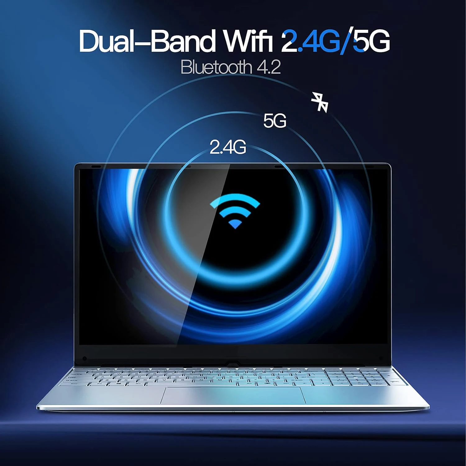 Computador portátil de 15.6 polegadas intel Pentium 7505 Windows 11 Pro Dual Core Laptops PC Gamer Notebook com desbloqueio de impressão digital