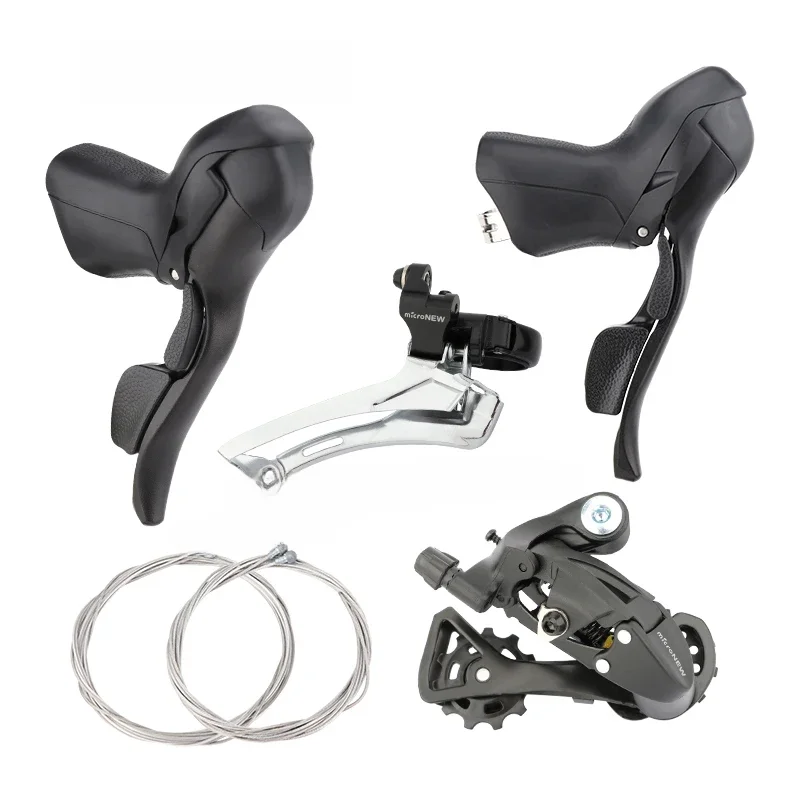 AliExpress GOLDIX MicroNEW Road Bike Shifters 3x7 3x8 3x9 3x10 3X11Speed Brake Lever Bicycle 2x7 2x8 2x9 2x10 Speed