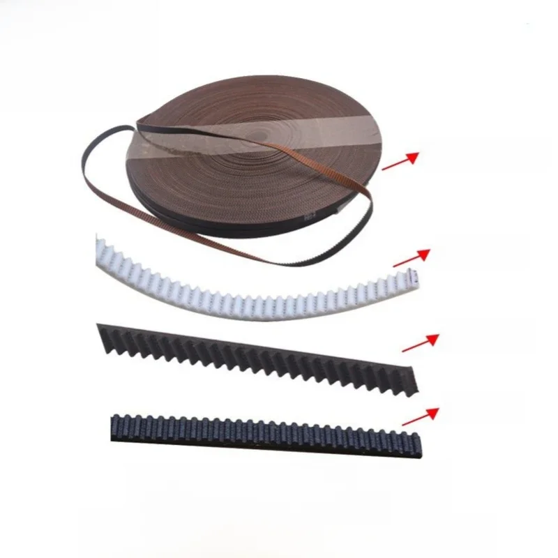 GKTOOLS 1000mm drukarka 3D GT2 otwarty synchroniczny pasek rozrządu szerokość 5/6/9/15mm gumowy mały luz 2GT-5/2GT-6/2GT-9/2GT-15mm — zdjęcie 2