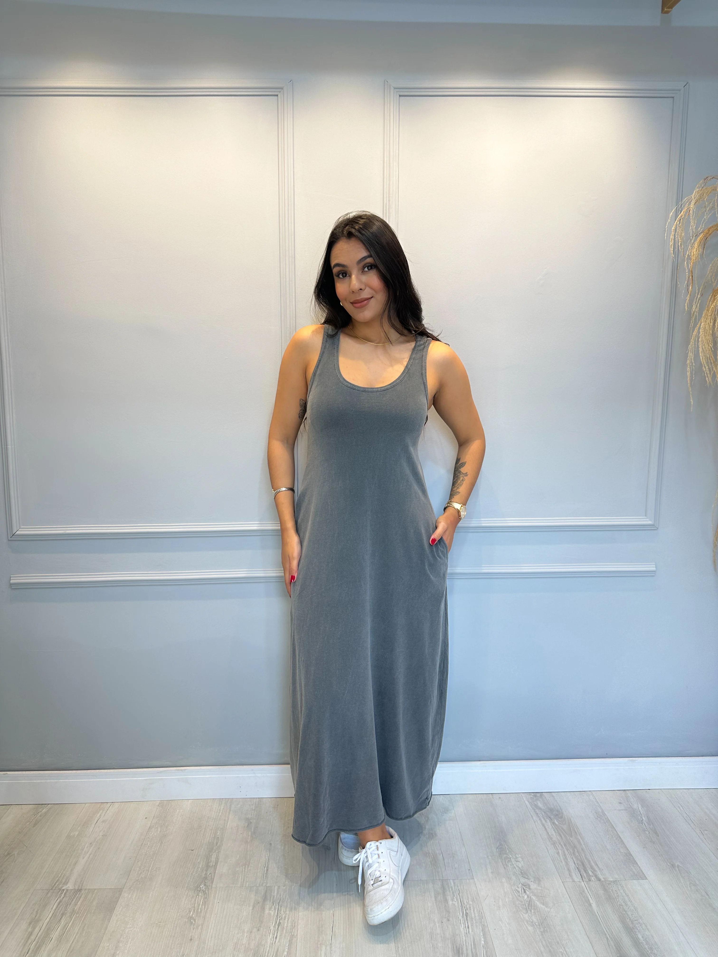 فستان ريجاتا طويل 100% من القطن #1