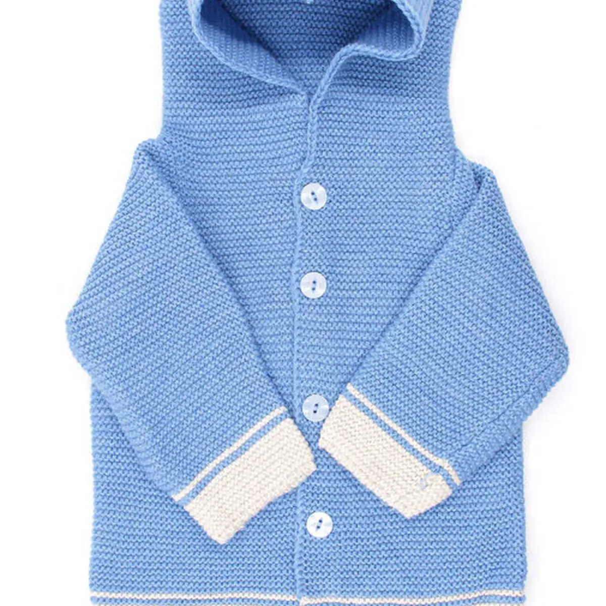 

12 24 Months Knitwear Baby Cardigan 100% Acrylic yarn is machine-woven, keep away from fire.