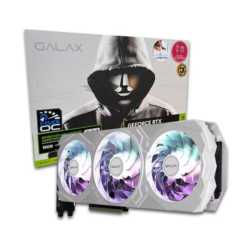 [Galaxy official certification point] GALAX GeForce RTX 4070 Ti SUPER EX GAMER WHITE OC V2 D6X16GB graphics card