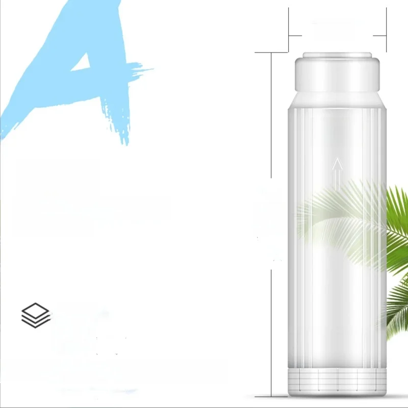 Bouteille de filtre à eau de 10 pouces, 250mm, utilisée pour la boule d'ine combinée en résine, bricolage au carbone, livraison gratuite