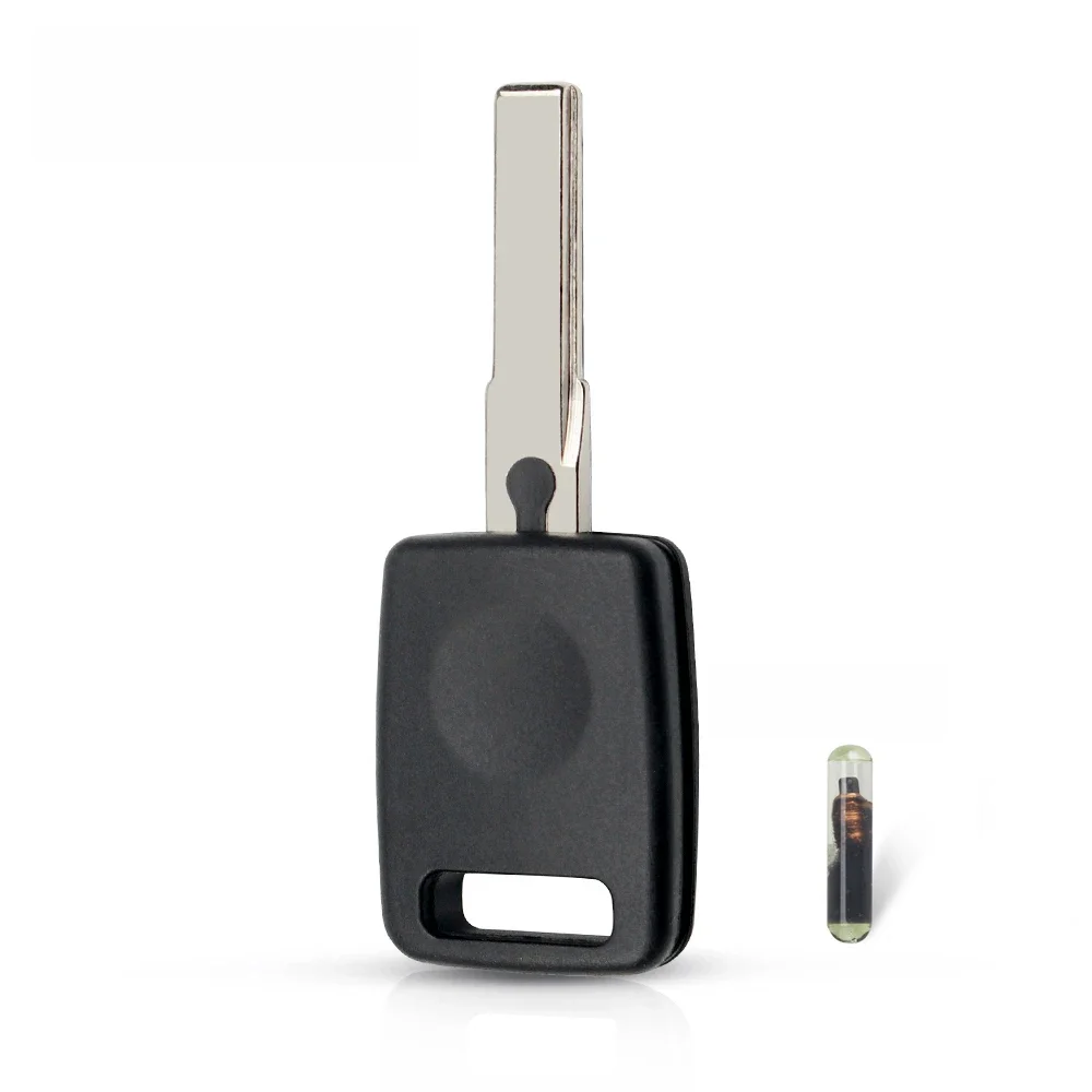 KEYYOU – coque de rechange pour clé à distance, puce transpondeur, pour Audi A2 A3 A4 A6 A8 Cabrio RS6 S3 S4 S6 S8 TT, lame HU66 non coupée