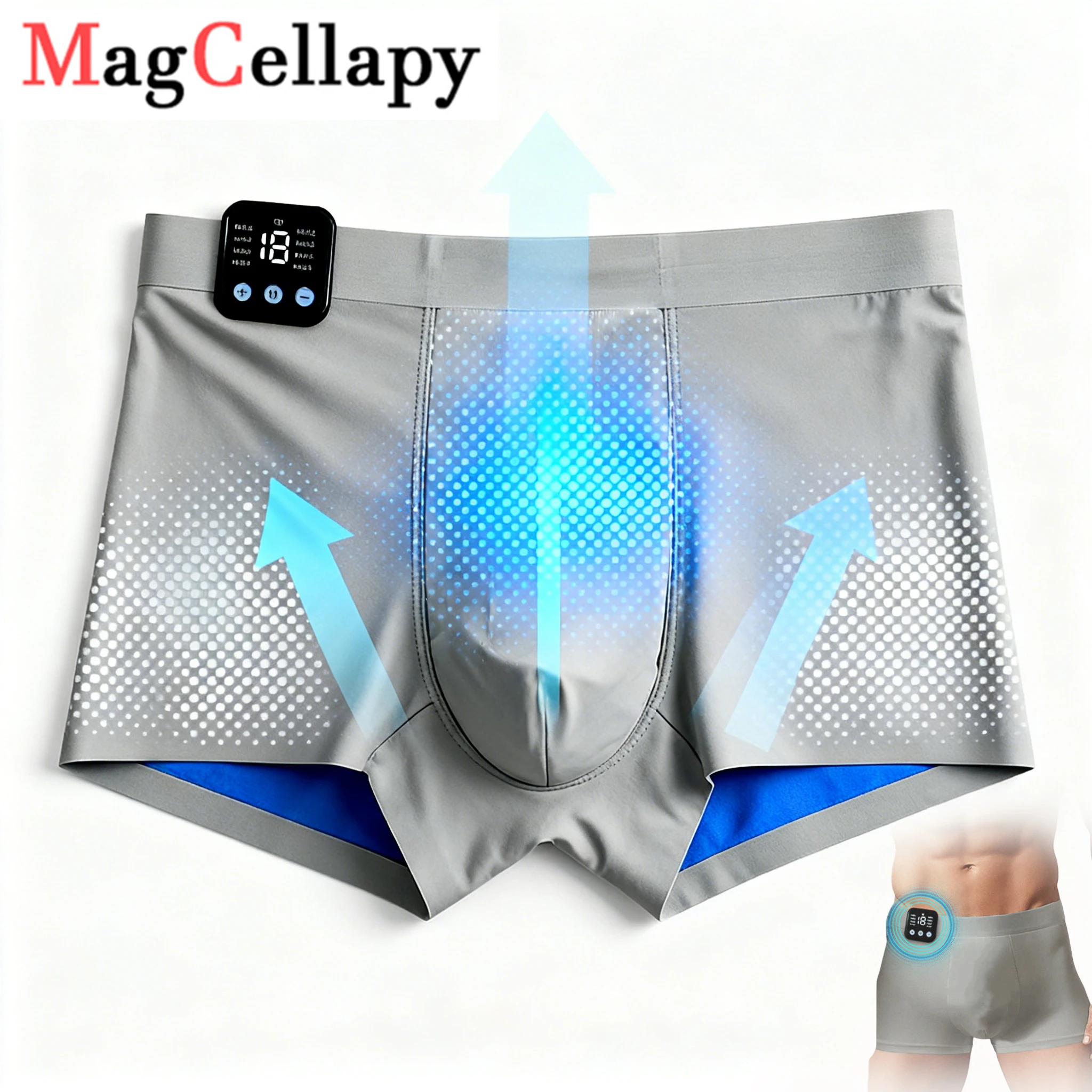 Micro-Current Muscle Stimulation Massage Shorts Smart EMS Yoga Pants For Men And Women Shaping Body And Legs Beauty Slimming