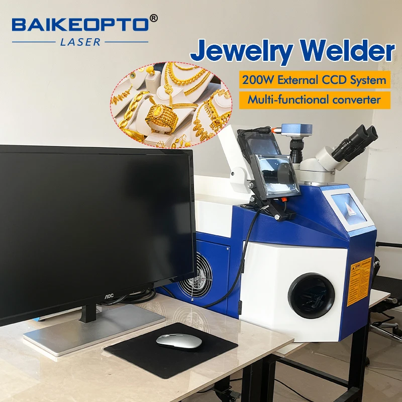 BK‑JW150XT Jewelry Laser Welding Machine 150W With HD CCD Camera For Jewelry Workshop Business