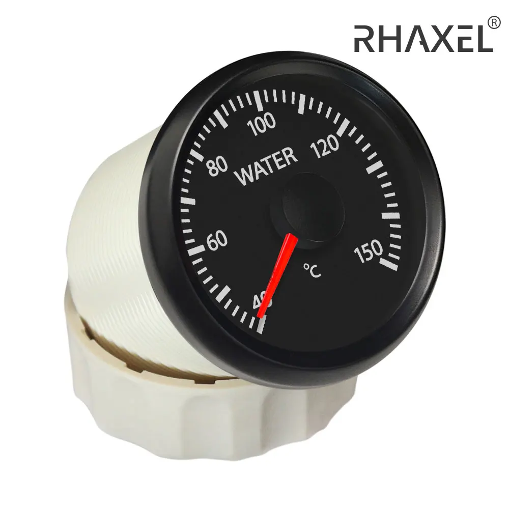 RHAXEL 52mm Water Temp Gauge 40-150℃ WiFi Gauge Compatible with All Types or Ranges Ohm Signal Sensor 9-32V