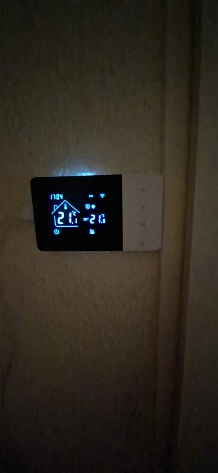 Smart Tuya WiFi Thermostat for Gas Boiler Heating /Cooling Powered by Battery/USB Works With Alexa Google Home photo review